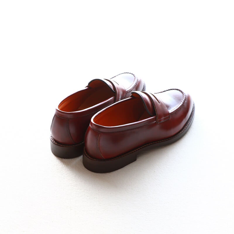 WHEEL ROBE ウィールローブ HEAVY STITCHING LOAFER Last #1228 ヘビーステッチングローファー BURGUNDY