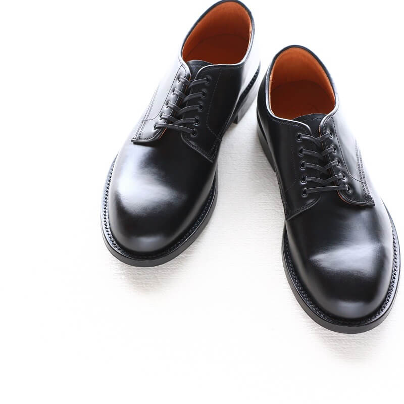 WHEEL ROBE ウィールローブ PLAIN TOE DERBY Last #1228 プレーントゥダービー BLACK