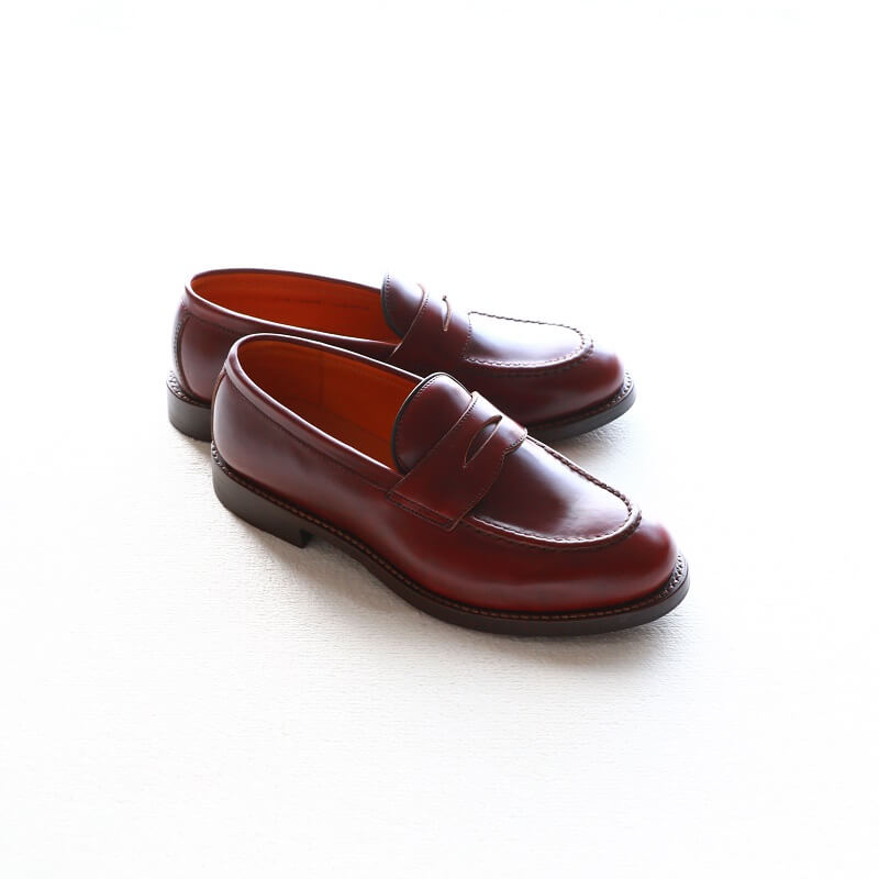 WHEEL ROBE ウィールローブ HEAVY STITCHING LOAFER Last #1228 ヘビーステッチングローファー BURGUNDY