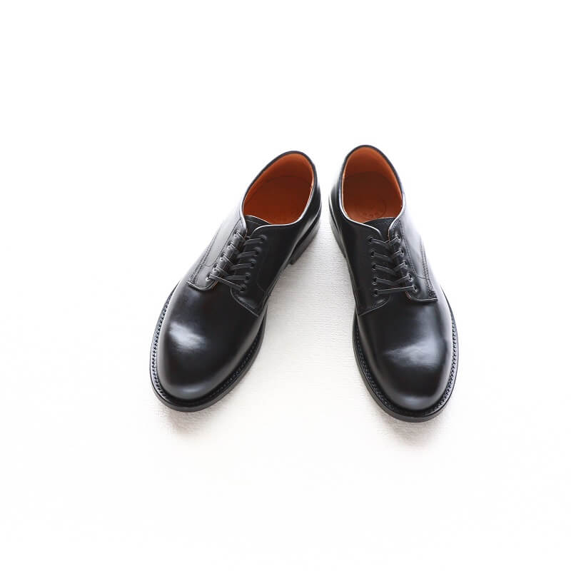 WHEEL ROBE ウィールローブ PLAIN TOE DERBY Last #1228 プレーントゥダービー BLACK