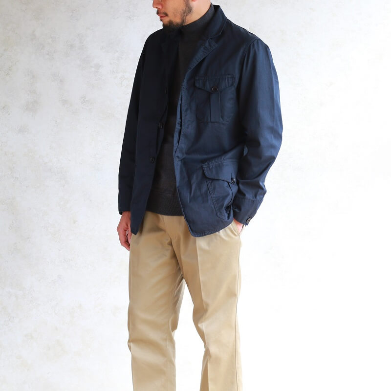 WORKERS FCハイゲージ ニットカーディガン FC high gauge Knit, Cardigan, Forest Green／Workers - マメチコ