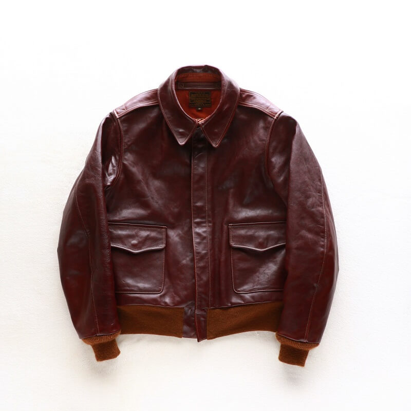 BuzzRickson★バズリックソンズ HORSEHIDE A-2 レザージャケット 赤 36