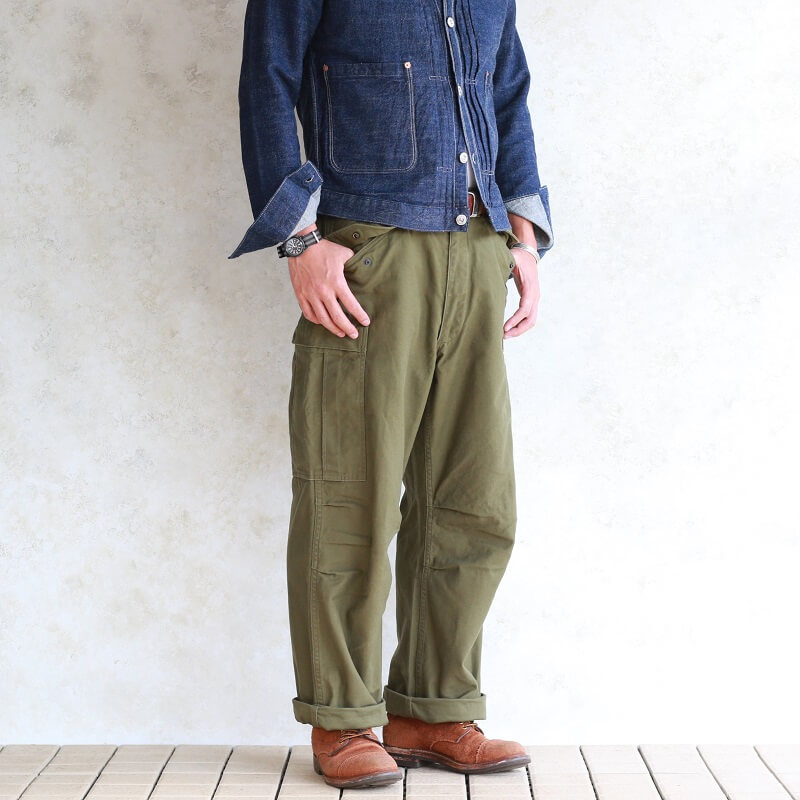 Buzz Rickson's バズリクソンズ TROUSERS SHELL,FILD,M-1951 SHORT LENGTH M-1951 トラウザース BR41962