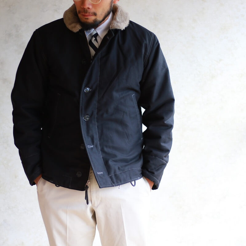 Buzz Rickson's バズリクソンズ N-1 DECK JACKET N-1 デッキジャケット ネイビー BR12030