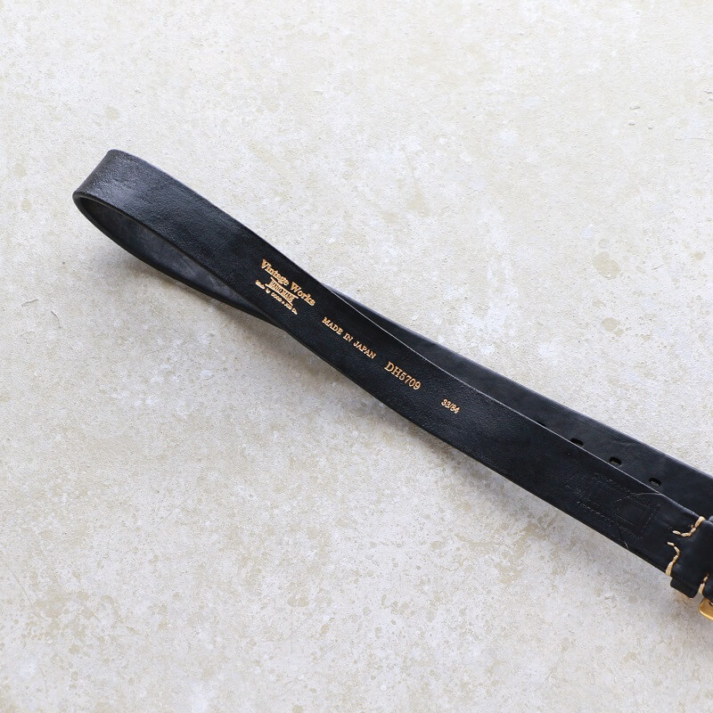 Vintage Works ヴィンテージワークス Leather belt 5Hole レザーベルト 5ホール DH5709