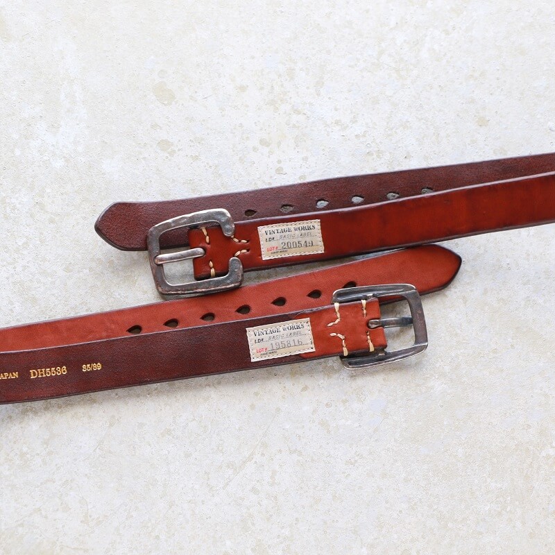 Vintage Works ヴィンテージワークス Leather belt 5Hole レザーベルト