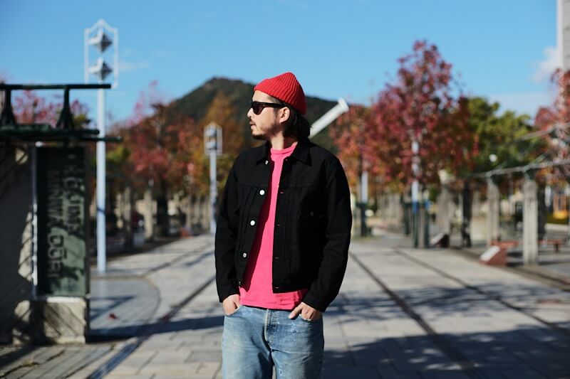 TCB jeans TCBジーンズ 50's Jacket Black & Black ブラックデニム