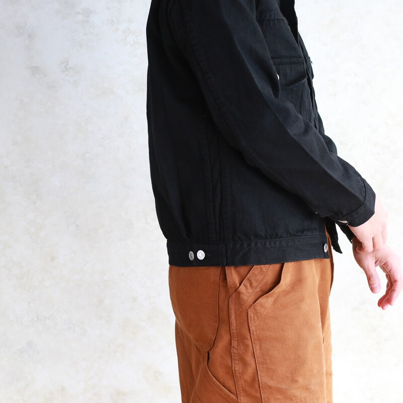 TCB jeans TCBジーンズ 50's Jacket Black & Black ブラックデニムジャケット 2nd