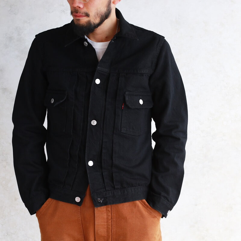 TCB jeans TCBジーンズ 50's Jacket Black & Black ブラックデニム ...