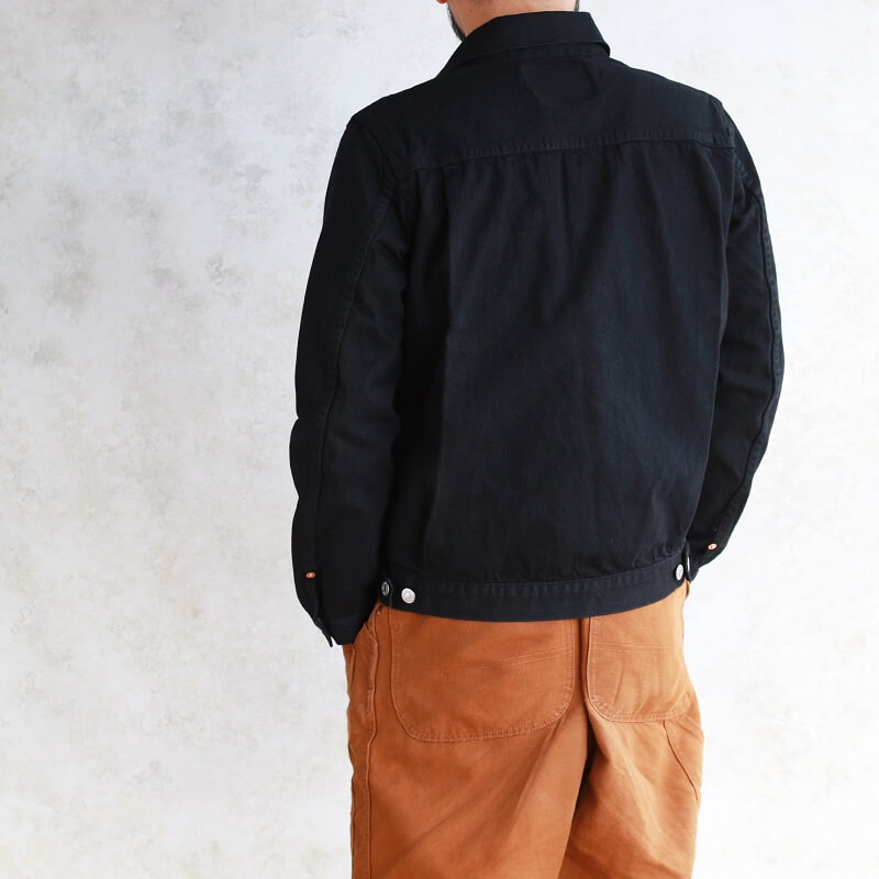 TCB jeans TCBジーンズ 50's Jacket Black & Black ブラックデニムジャケット 2nd