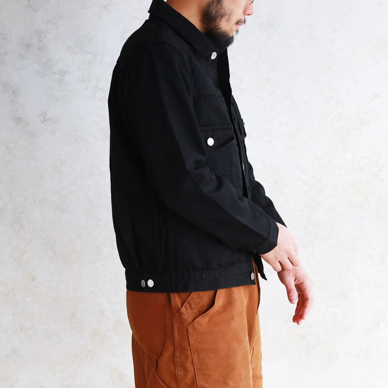 TCB jeans TCBジーンズ 50's Jacket Black & Black ブラックデニム