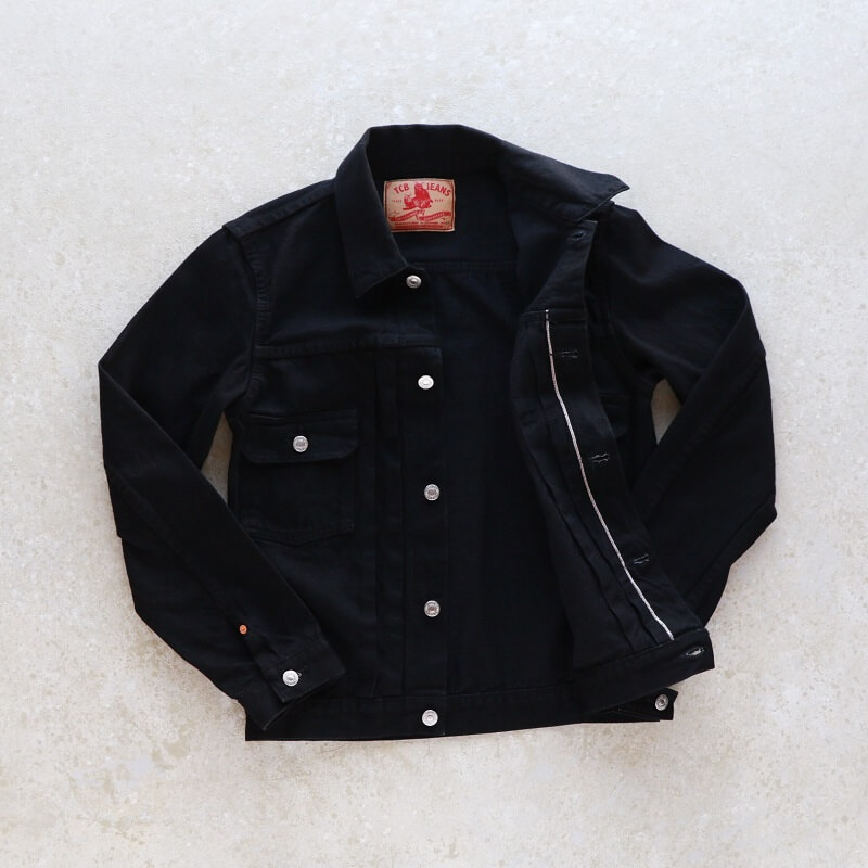 TCB jeans TCBジーンズ 50's Jacket Black & Black ブラックデニム