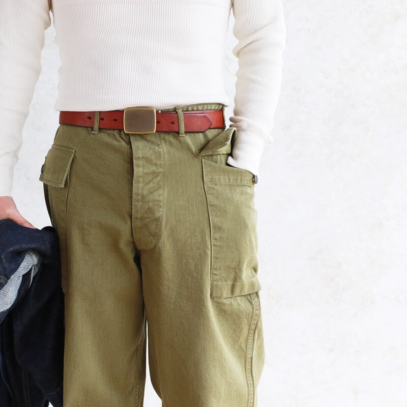 Buzz Rickson's バズリクソンズ TROUSERS,SPECIAL HERRINGBONE TWILL M-43 HBTトラウザース Qurious キュリアス 新潟 通販