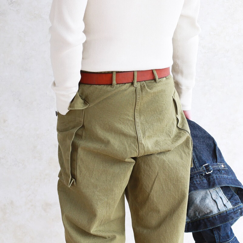 Buzz Rickson's バズリクソンズ TROUSERS,SPECIAL HERRINGBONE TWILL M-43 HBTトラウザース Qurious キュリアス 新潟 通販