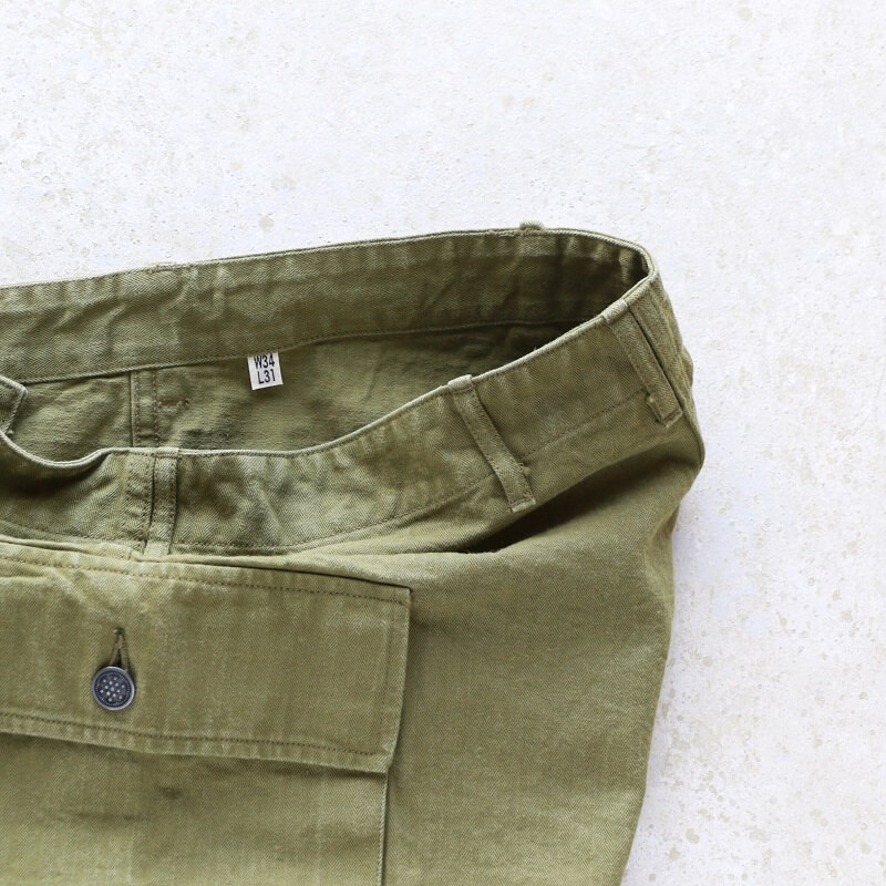 Buzz Rickson's バズリクソンズ TROUSERS,SPECIAL HERRINGBONE TWILL M-43 HBTトラウザース Qurious キュリアス 新潟 通販