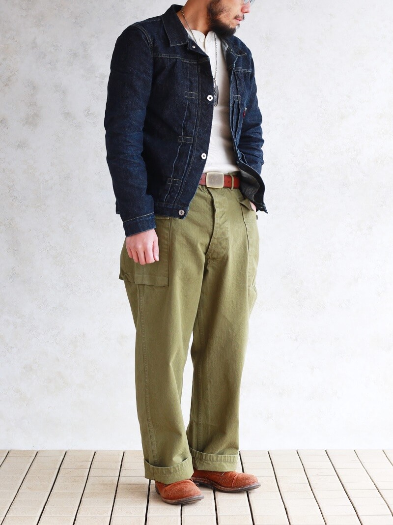 Buzz Rickson's バズリクソンズ TROUSERS,SPECIAL HERRINGBONE TWILL M-43 HBTトラウザース Qurious キュリアス 新潟 通販