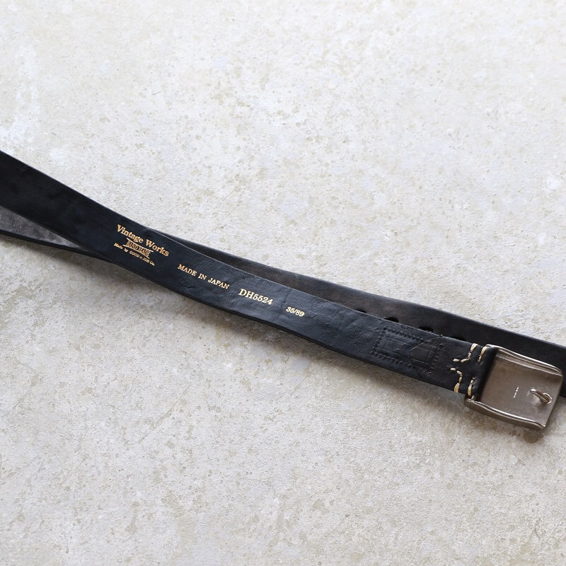 Vintage Works ヴィンテージワークス Leather belt 7Hole レザーベルト 7ホール DH5524