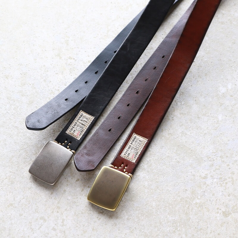 Vintage Works ヴィンテージワークス Leather belt 7Hole レザーベルト 7ホール DH5524