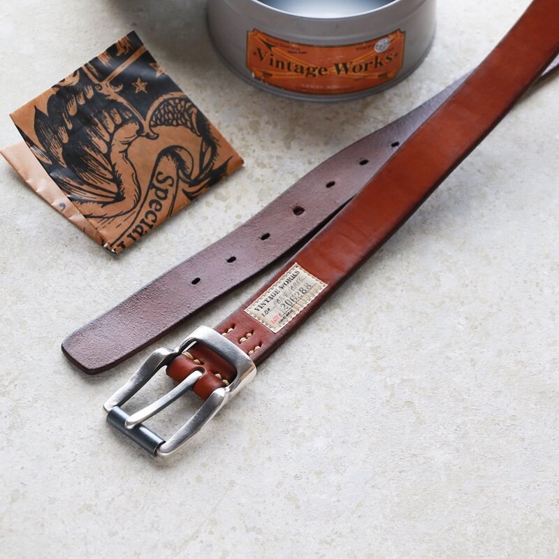 Vintage Works ヴィンテージワークス Leather belt レザーベルト DH5638