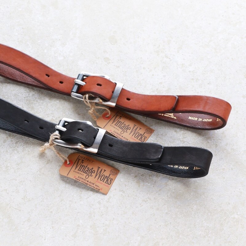 Vintage Works ヴィンテージワークス Leather belt レザーベルト