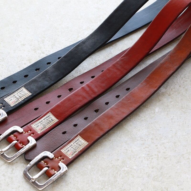 Vintage Works ヴィンテージワークス Leather belt 7Hole レザーベルト 7ホール DH5536