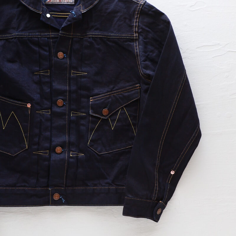 MISTER FREEDOM ミスターフリーダム DOUBLE INDIGO DENIM RANCH BLOUSE ダブルインディゴ デニムランチブラウス