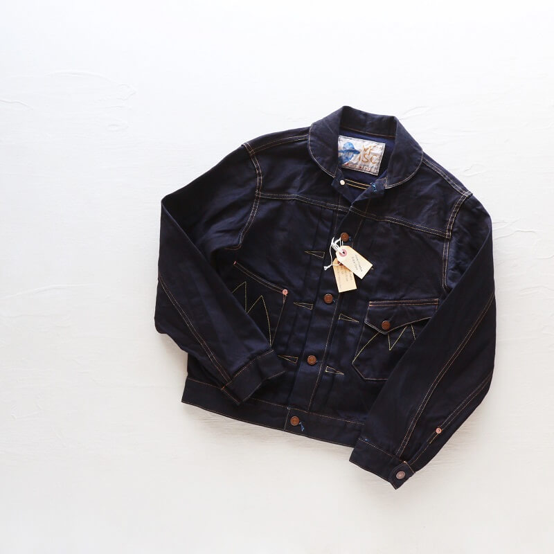 MISTER FREEDOM ミスターフリーダム DOUBLE INDIGO DENIM RANCH BLOUSE ダブルインディゴ デニムランチブラウス