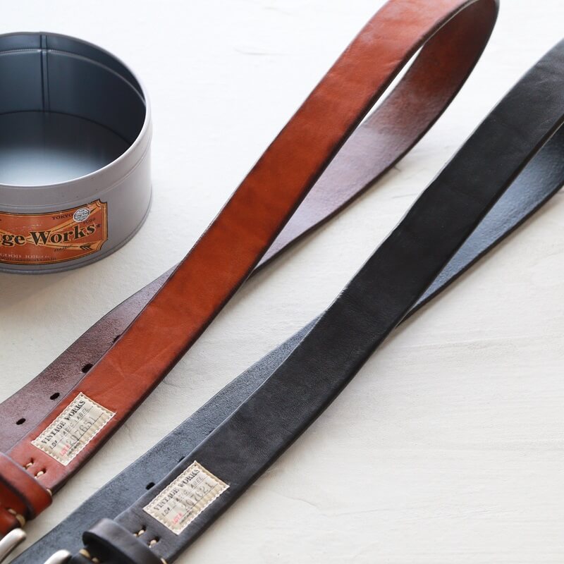 Vintage Works ヴィンテージワークス Leather belt 5Hole レザーベルト 5ホール DH5736