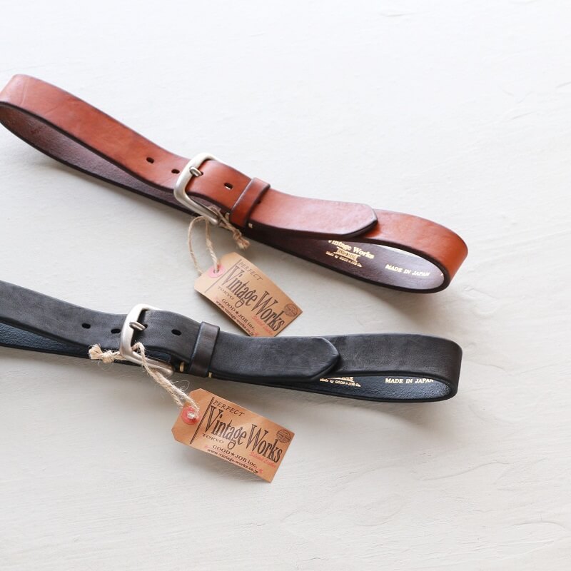 Vintage Works ヴィンテージワークス Leather belt 5Hole レザーベルト 5ホール DH5736