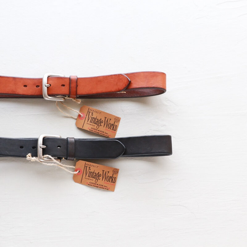 Vintage Works ヴィンテージワークス Leather belt 5Hole レザーベルト 5ホール DH5736