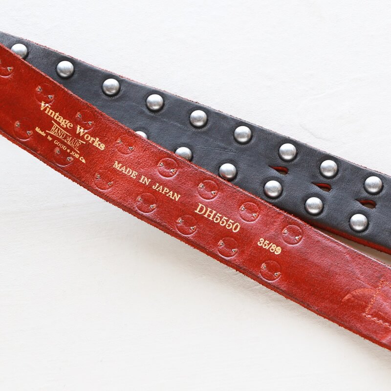 Vintage Works ヴィンテージワークス Leather belt 5Hole Made in USA