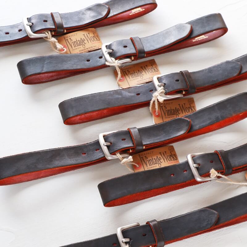 Vintage Works ヴィンテージワークス Leather Belt 5hole レザーベルト 5ホール 茶芯 Dh5736 Qurious キュリアス 新潟 通販