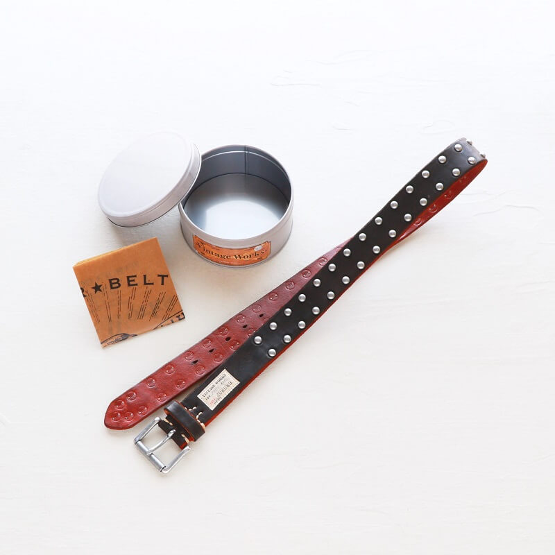Vintage Works ヴィンテージワークス Leather belt 5Hole Made in USA