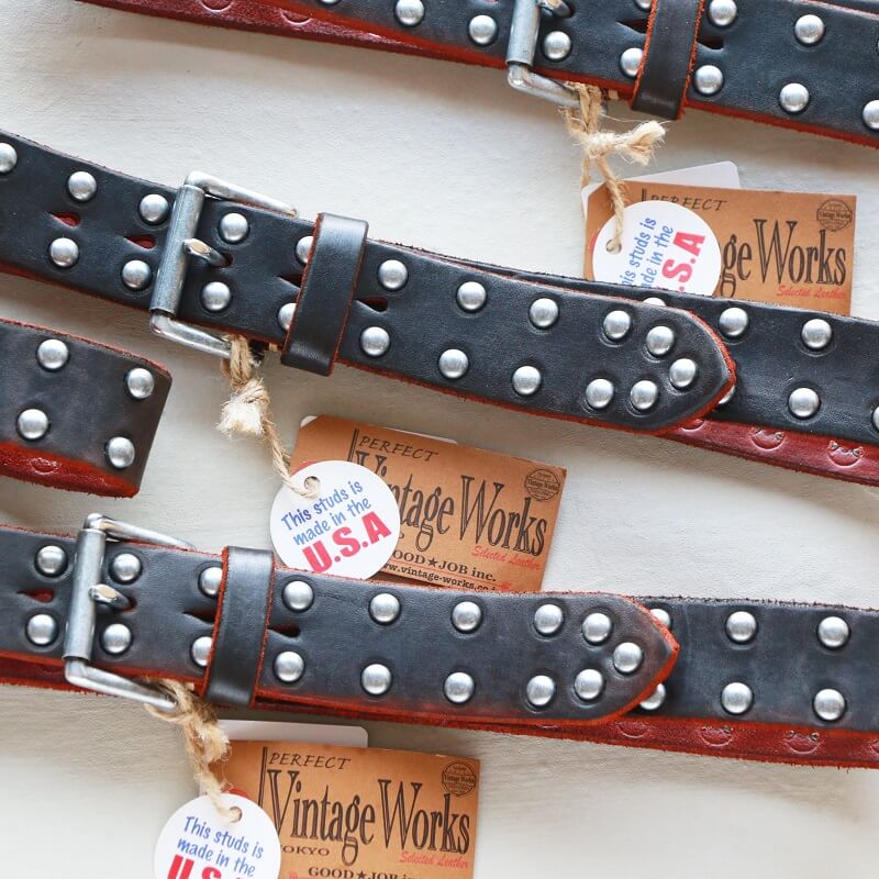 Vintage Works ヴィンテージワークス Leather belt 5Hole Made in USA