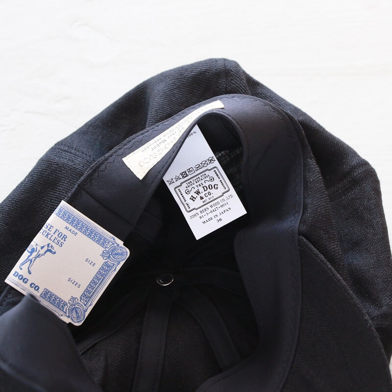 THE H.W.DOG&CO. ザ エイチ ダブリュー ドッグ アンド コー LINEN PK CAP