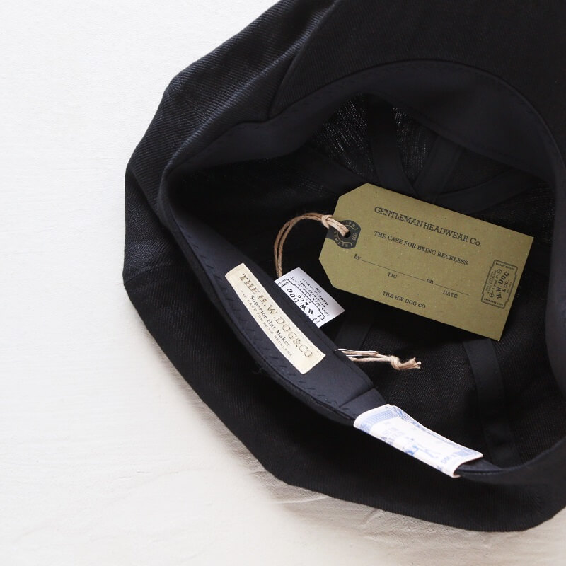 THE H.W.DOG&CO. ザ エイチ ダブリュー ドッグ アンド コー LINEN PK CAP