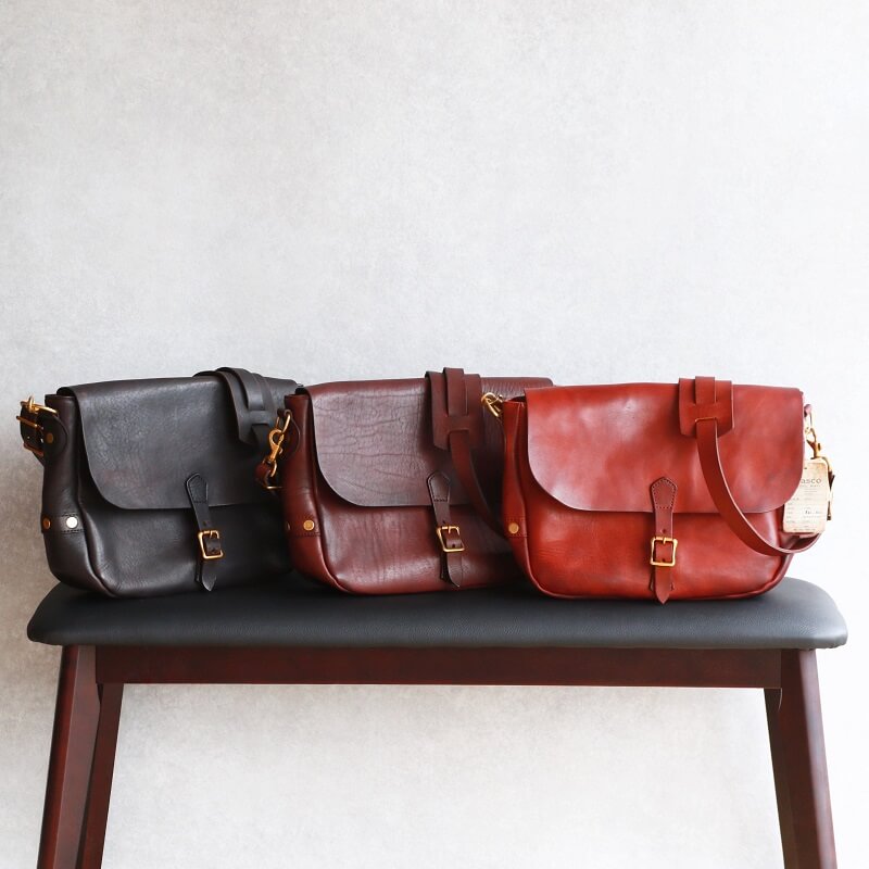 vasco ヴァスコ LEATHER POSTMAN SHOULDER BAG REGULAR レザーポストマンショルダーバッグ レギュラー 刻印ナシ VS-247L