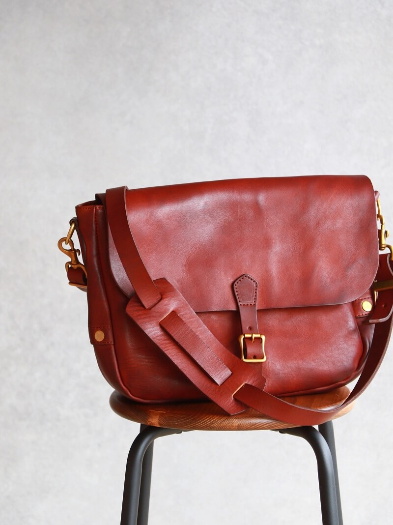 vasco ヴァスコ LEATHER POSTMAN SHOULDER BAG REGULAR レザーポストマンショルダーバッグ レギュラー 刻印ナシ VS-247L