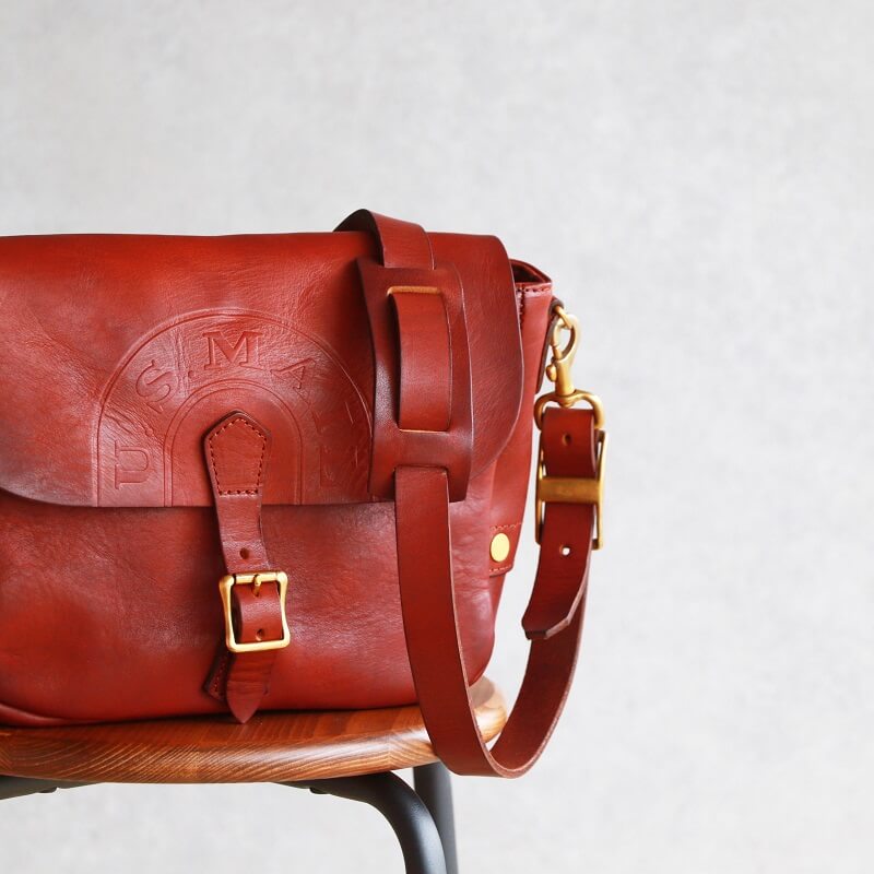 vasco ヴァスコ LEATHER POSTMAN SHOULDER BAG SMALL レザーポストマンミニショルダーバッグ スモール 刻印アリ VS-249L