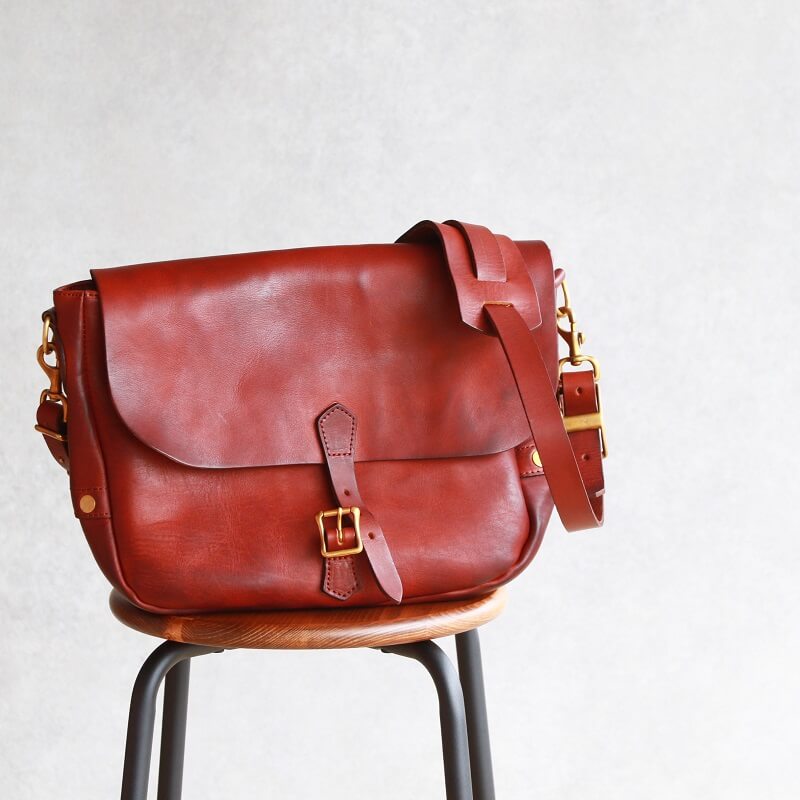 vasco ヴァスコ LEATHER POSTMAN SHOULDER BAG REGULAR レザーポストマンショルダーバッグ レギュラー 刻印ナシ VS-247L