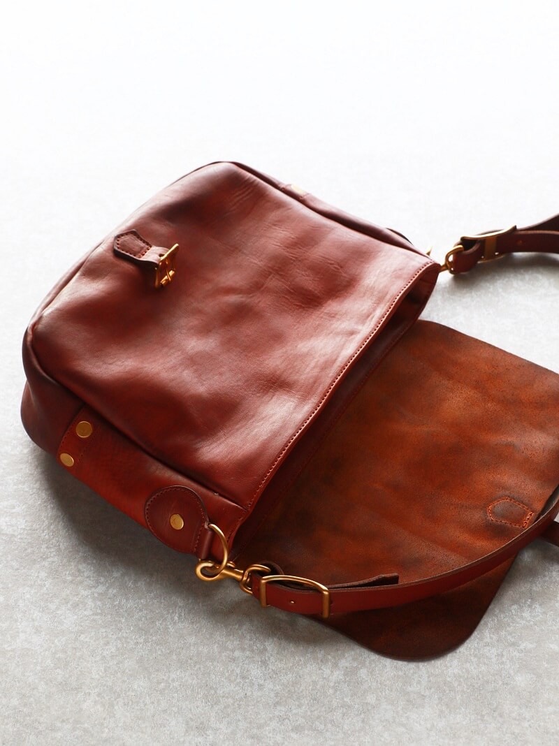 vasco ヴァスコ LEATHER POSTMAN SHOULDER BAG REGULAR レザーポストマンショルダーバッグ レギュラー 刻印ナシ VS-247L