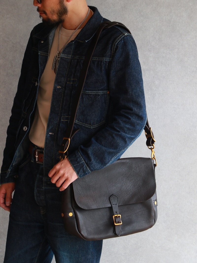 vasco ヴァスコ LEATHER POSTMAN SHOULDER BAG REGULAR レザーポストマンショルダーバッグ レギュラー 刻印ナシ VS-247L