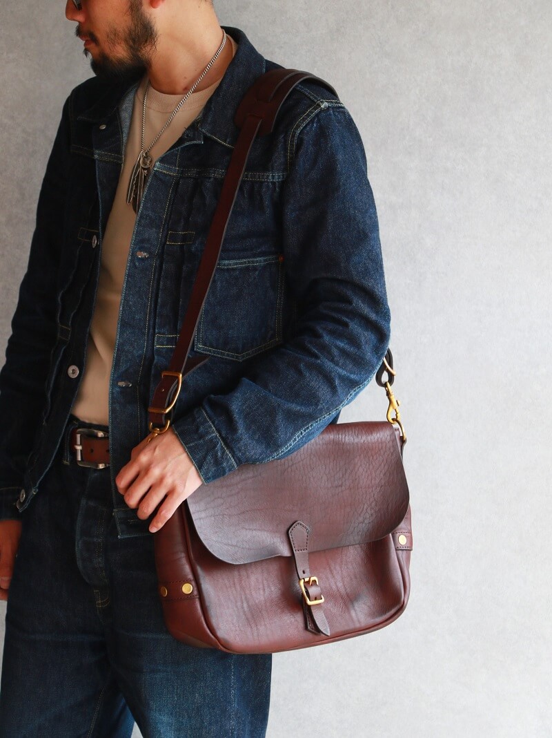 vasco ヴァスコ LEATHER POSTMAN SHOULDER BAG REGULAR レザーポストマンショルダーバッグ レギュラー 刻印ナシ VS-247L