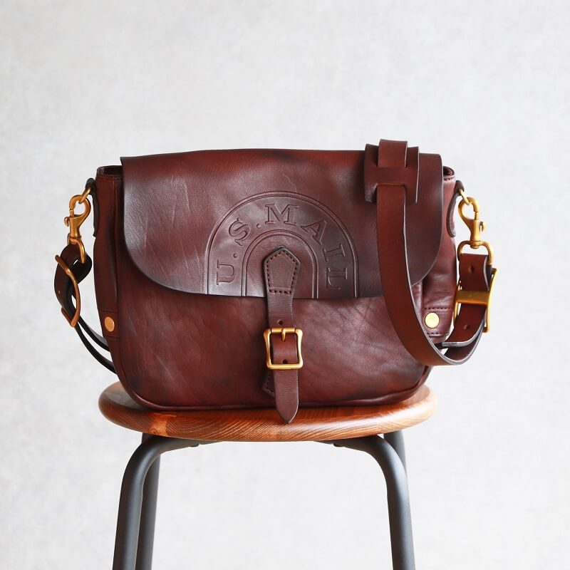 vasco ヴァスコ LEATHER POSTMAN SHOULDER BAG SMALL レザーポストマンミニショルダーバッグ スモール 刻印アリ VS-249L