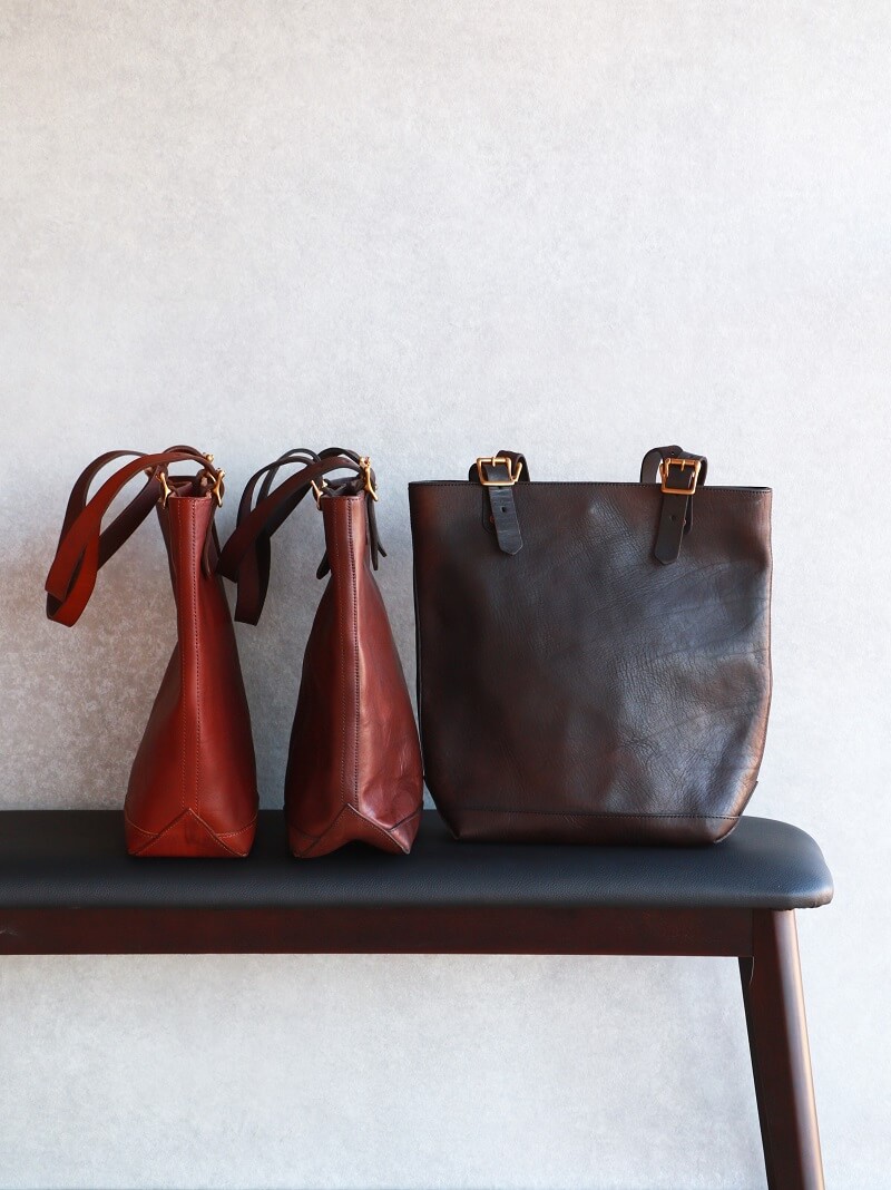 vasco ヴァスコ LEATHER TRAVEL TOTE BAG HEIGHT レザートラベルトートバッグ 縦型 VS-266L