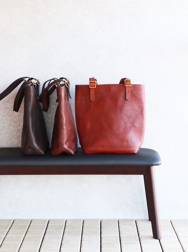 vasco ヴァスコ LEATHER TRAVEL TOTE BAG HEIGHT レザートラベルトートバッグ 縦型 VS-266L