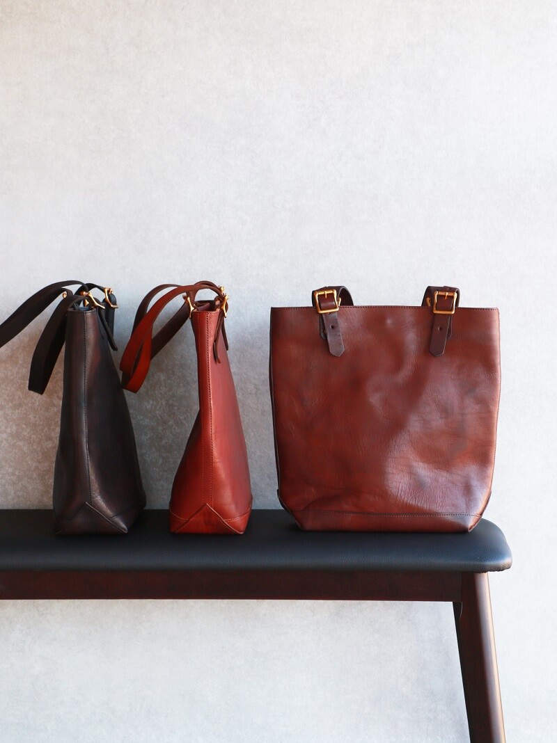 vasco ヴァスコ LEATHER TRAVEL TOTE BAG HEIGHT レザートラベルトートバッグ 縦型 VS-266L