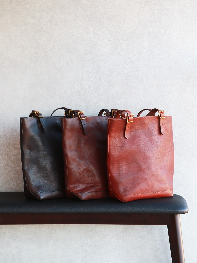 vasco ヴァスコ LEATHER TRAVEL TOTE BAG HEIGHT レザートラベルトートバッグ 縦型 VS-266L