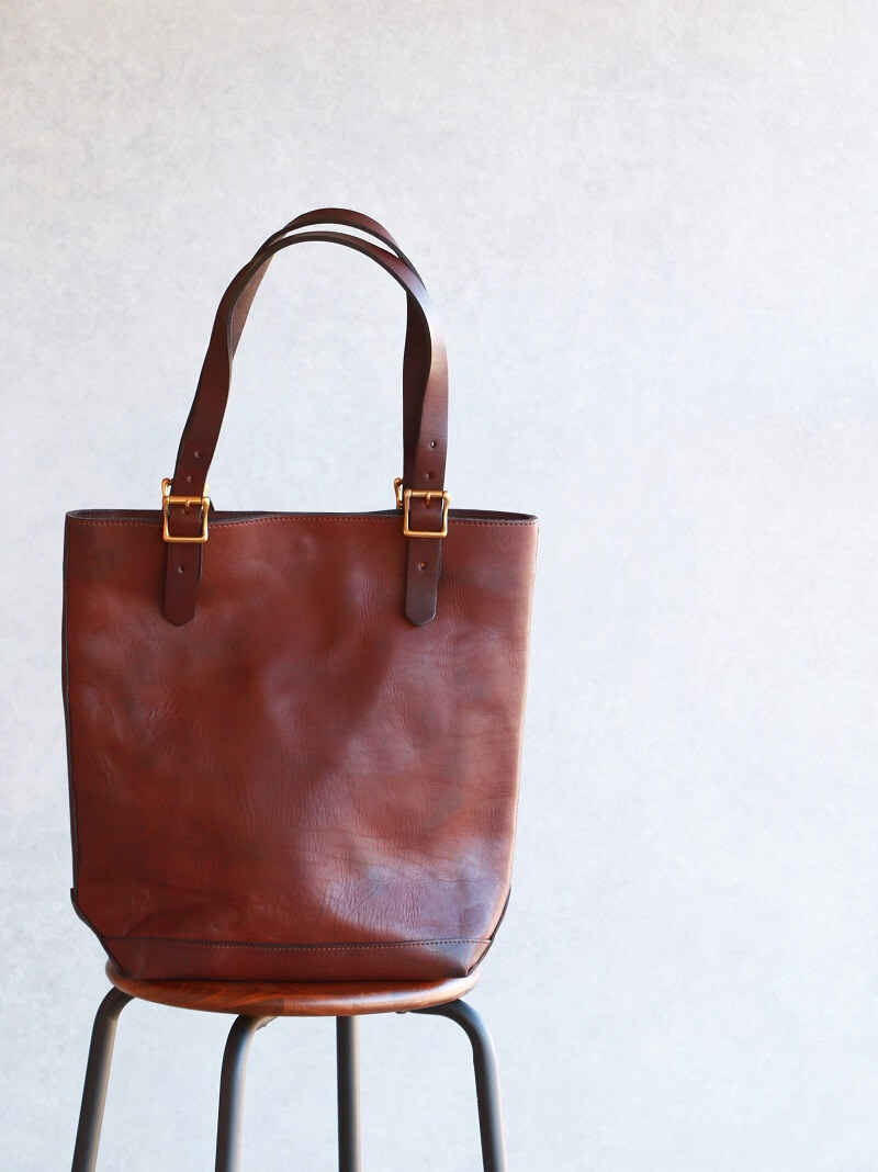 vasco ヴァスコ LEATHER TRAVEL TOTE BAG HEIGHT レザートラベルトートバッグ 縦型 VS-266L