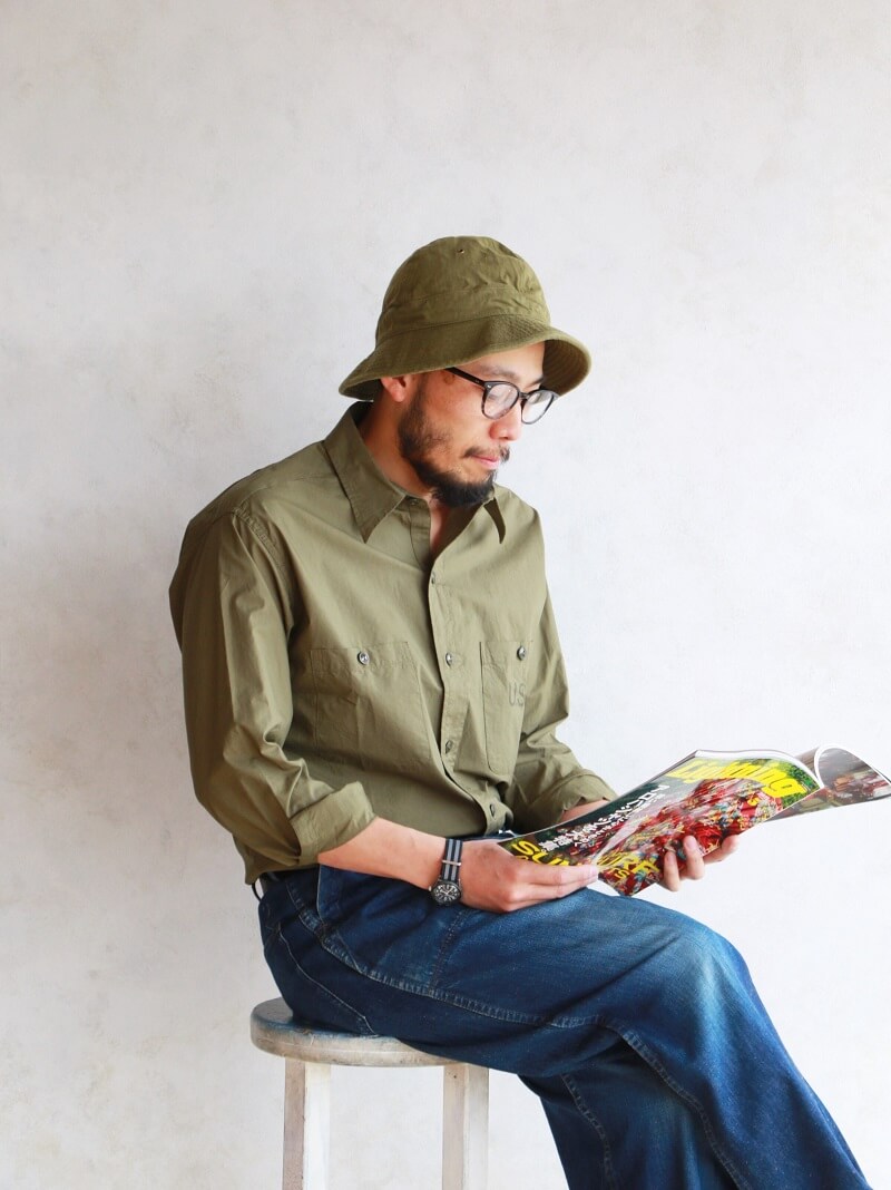 Buzz Rickson's バズリクソンズ HATS,HERRINGBONE TWILL HAT HBT アーミーハット BR02667